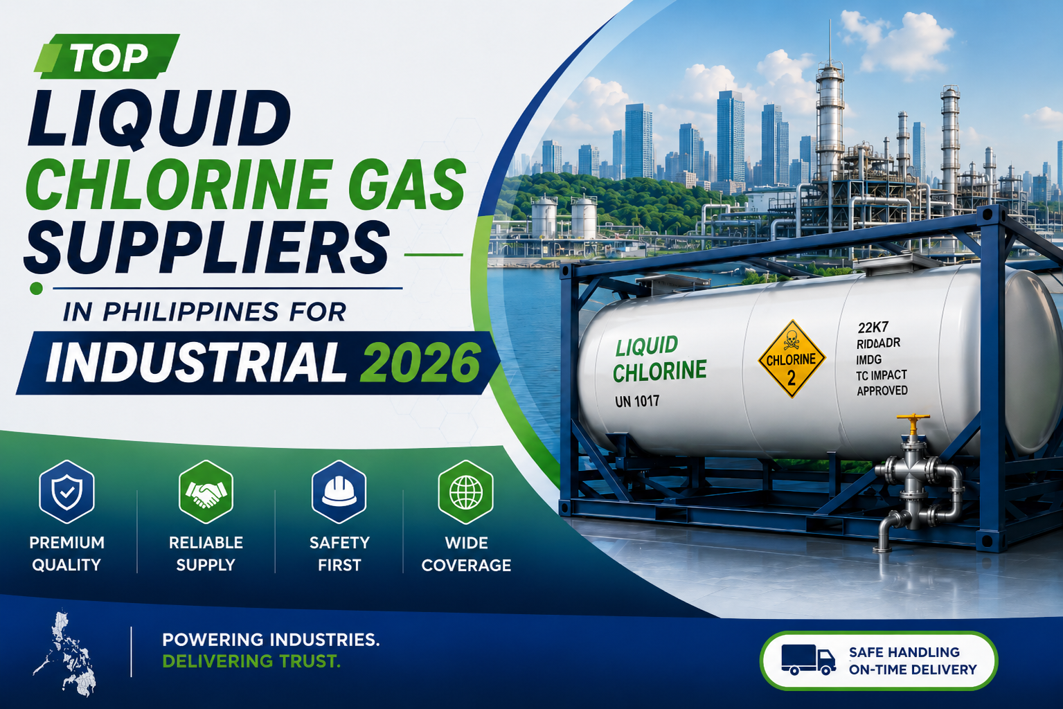 Top Liquid Chlorine Gas Suppliers in Philippines for Industrial 2026