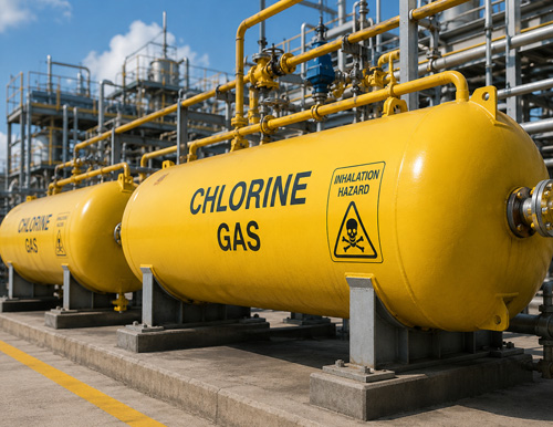 Industrial Chlorine Gas