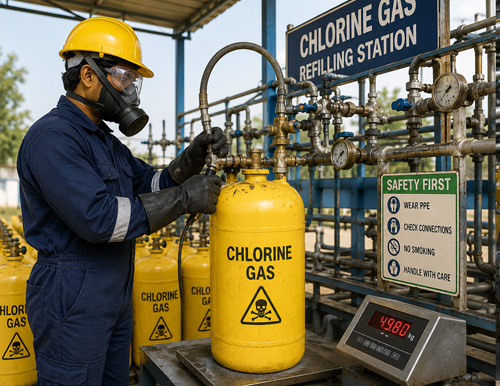 Chlorine Gas Refilling